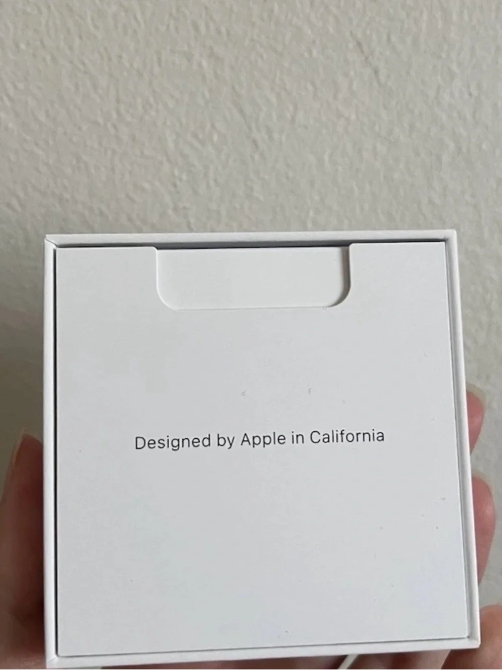 Apple White “Hire Art” Earbud Headphones with Charging Case BRAND NEW
